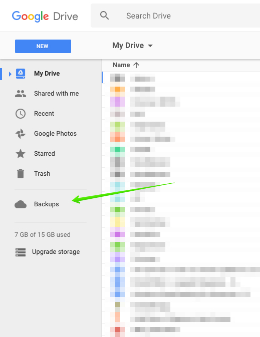 using google drive as backup for ipad