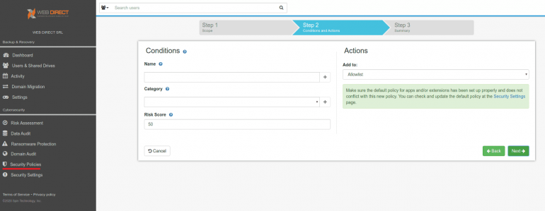 Disconnect apps from G Suite