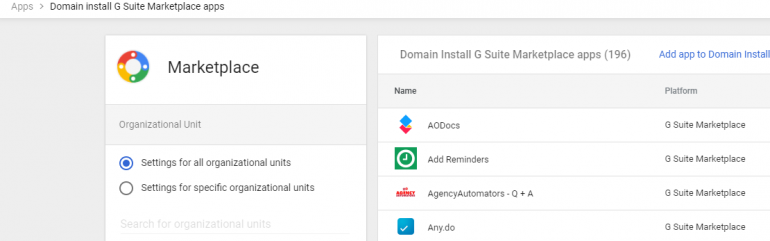 Revoke access to application