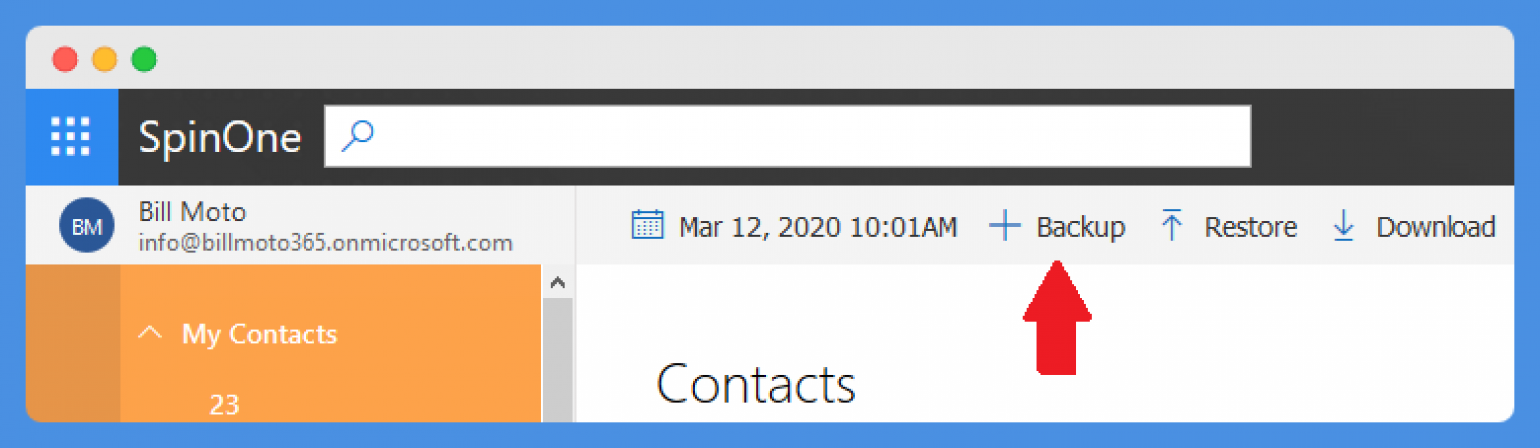 backup outlook contacts to gmail